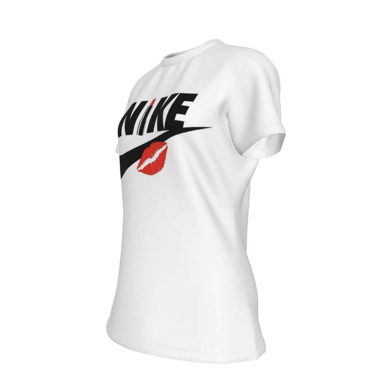 All-Over Print Women's Round Neck T-Shirt | 190GSM Cotton