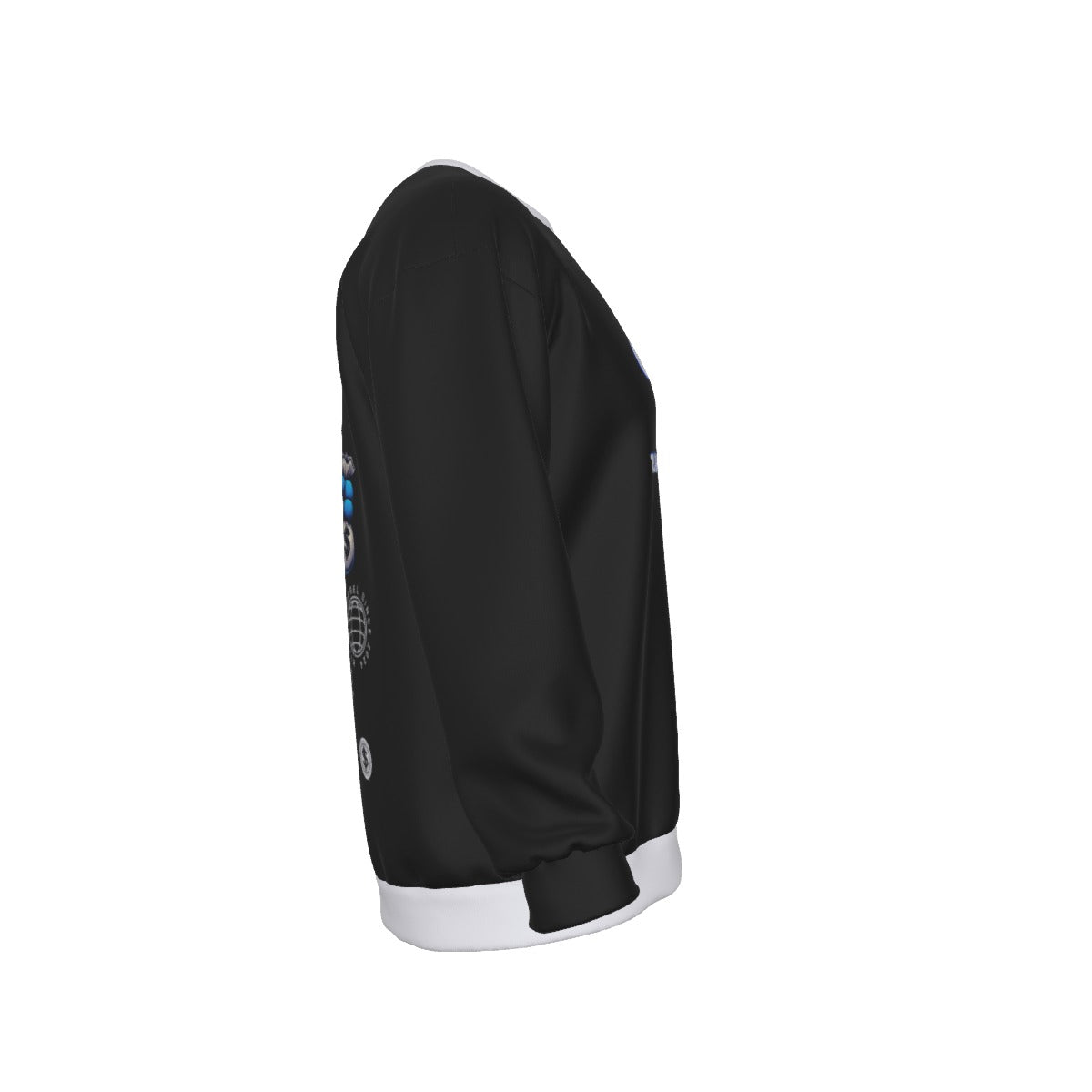 All-Over Print Men's Drop Shoulder Round Neck Long-Sleeved Sweatshirt