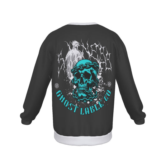 All-Over Print Men's Drop Shoulder Round Neck Long-Sleeved Sweatshirt