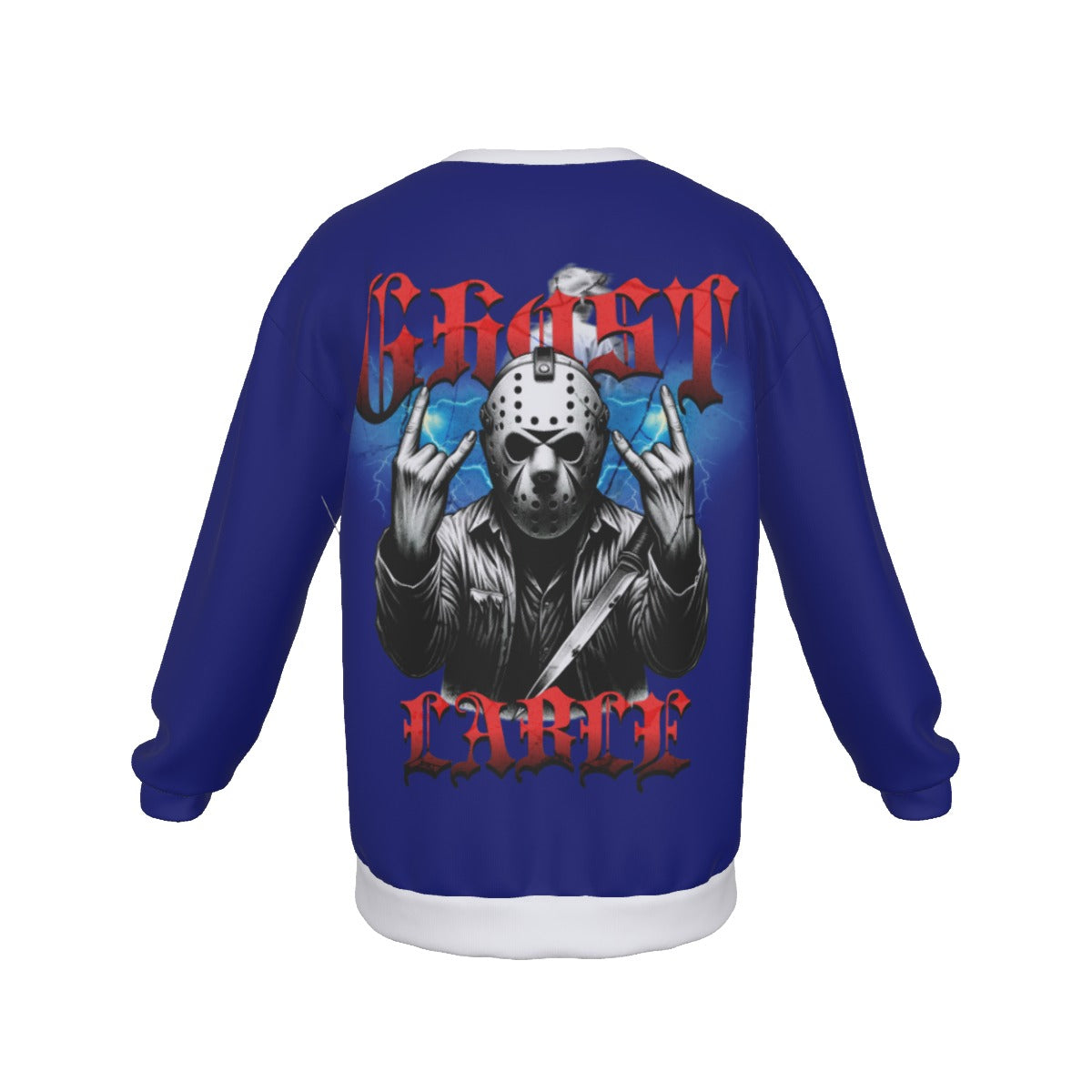 All-Over Print Men's Drop Shoulder Round Neck Long-Sleeved Sweatshirt
