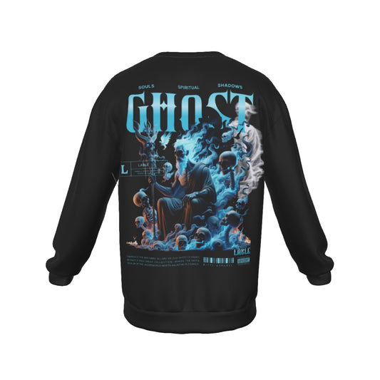 All-Over Print Men's Drop Shoulder Round Neck Long-Sleeved Sweatshirt