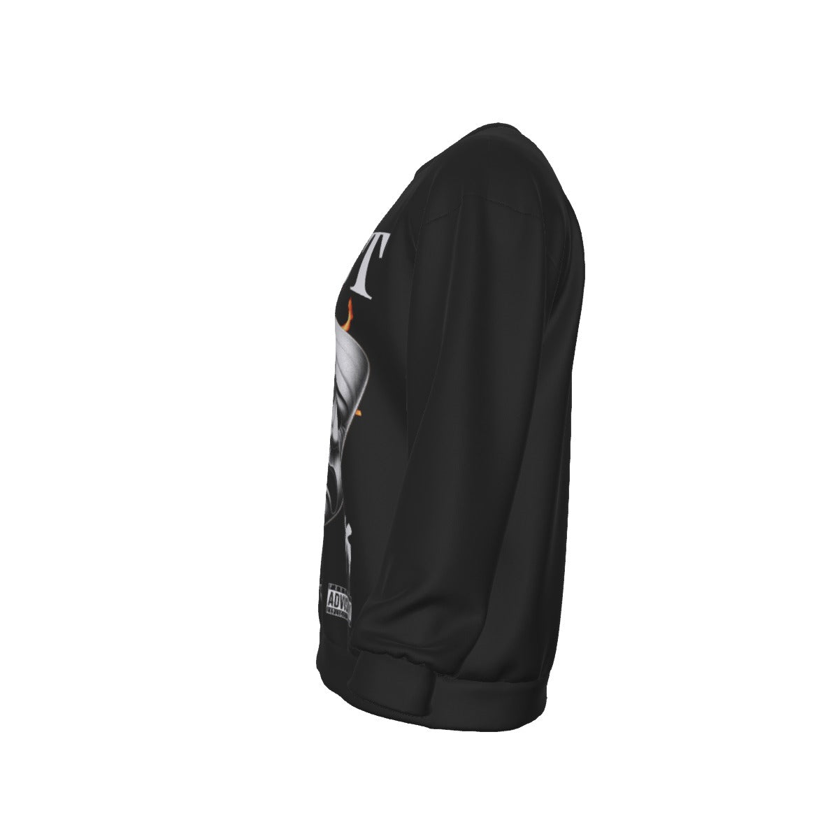 All-Over Print Men's Drop Shoulder Round Neck Long-Sleeved Sweatshirt