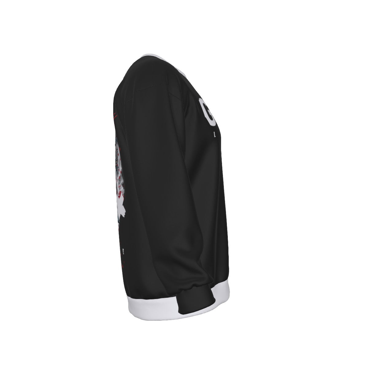 All-Over Print Men's Drop Shoulder Round Neck Long-Sleeved Sweatshirt