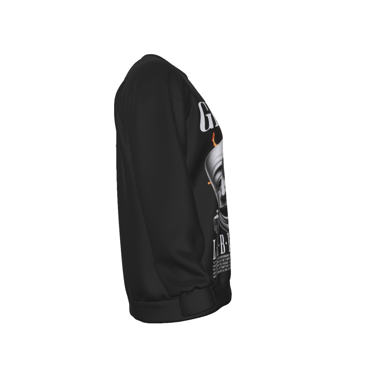 All-Over Print Men's Drop Shoulder Round Neck Long-Sleeved Sweatshirt