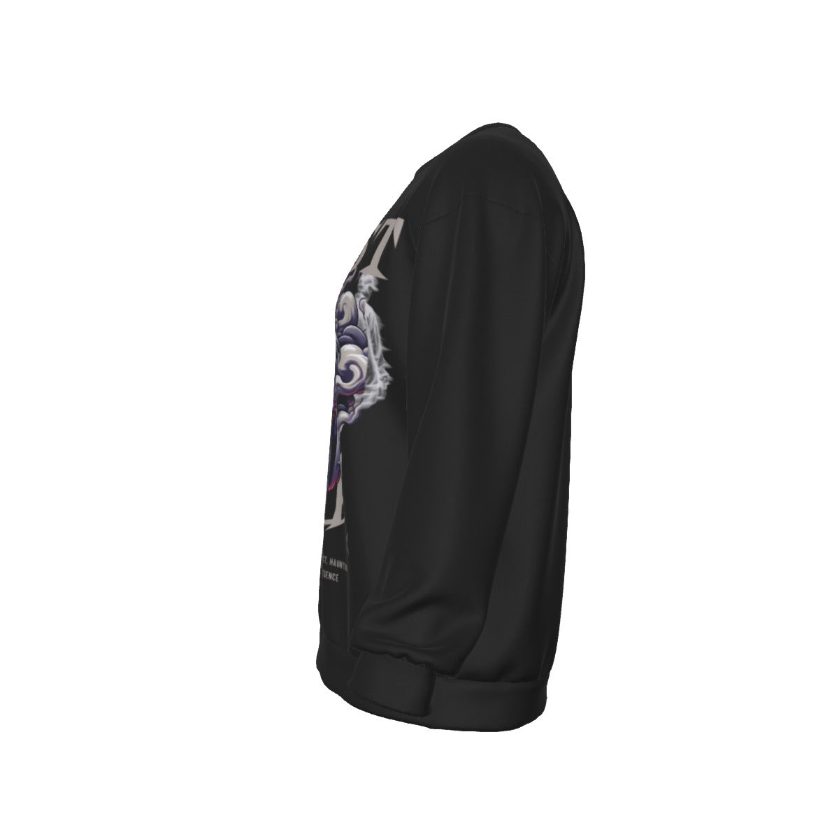 All-Over Print Men's Drop Shoulder Round Neck Long-Sleeved Sweatshirt