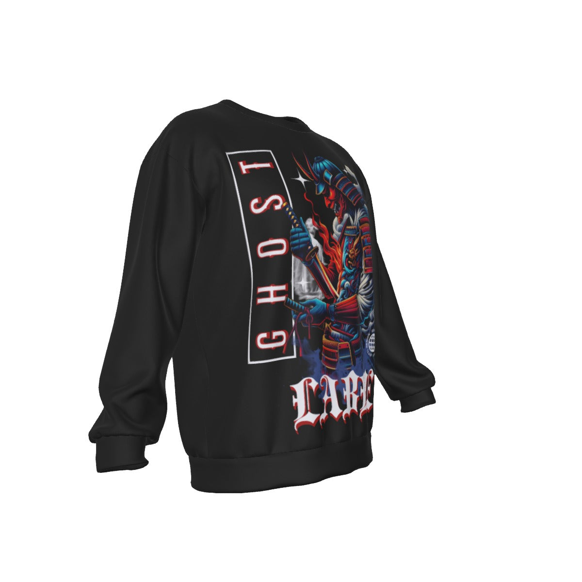 All-Over Print Men's Drop Shoulder Round Neck Long-Sleeved Sweatshirt