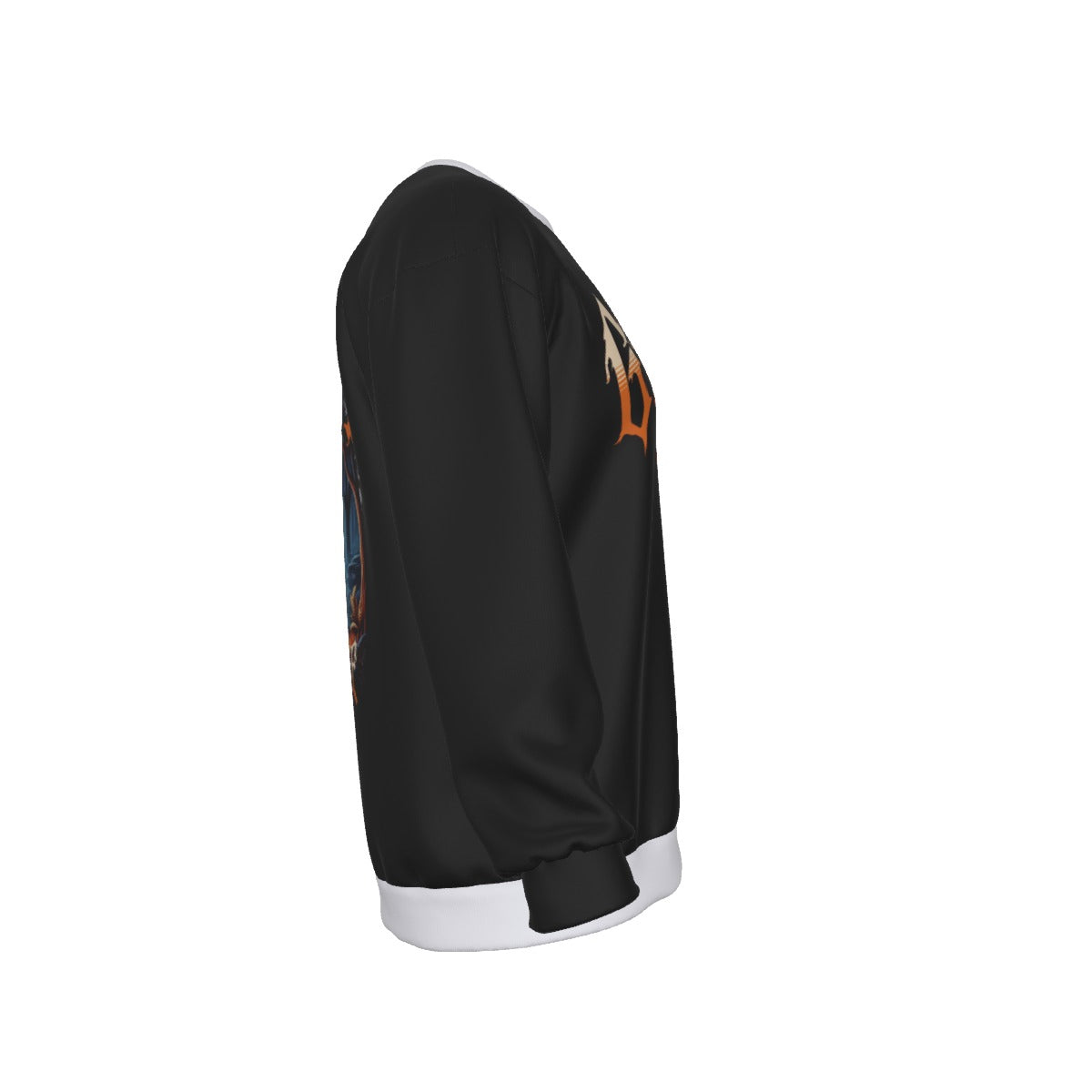 All-Over Print Men's Drop Shoulder Round Neck Long-Sleeved Sweatshirt