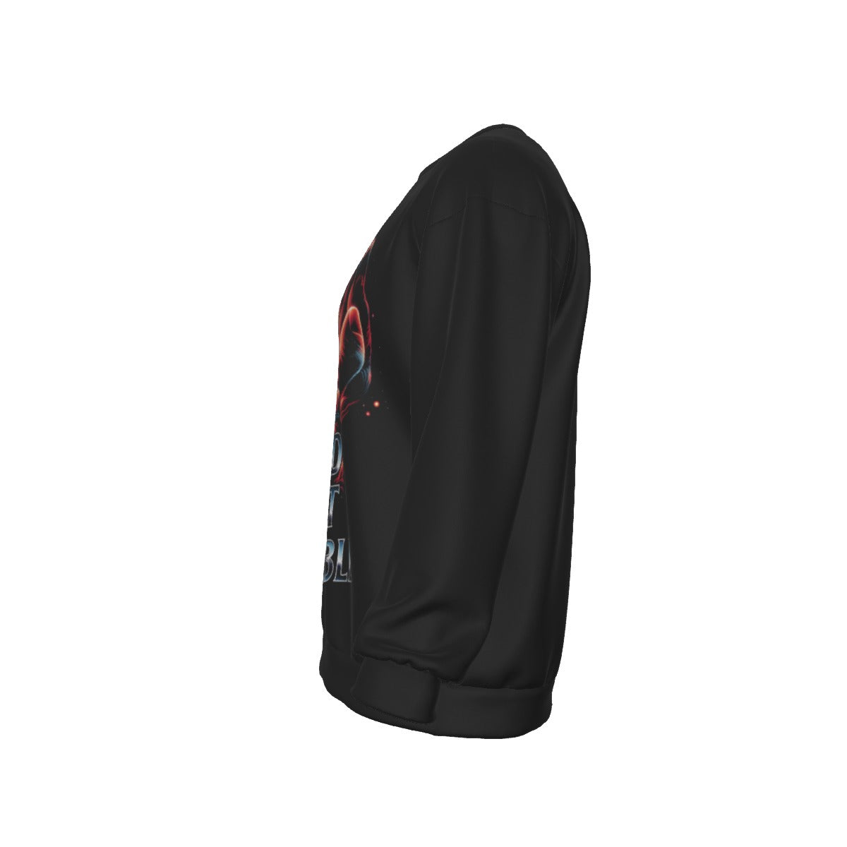 All-Over Print Men's Drop Shoulder Round Neck Long-Sleeved Sweatshirt