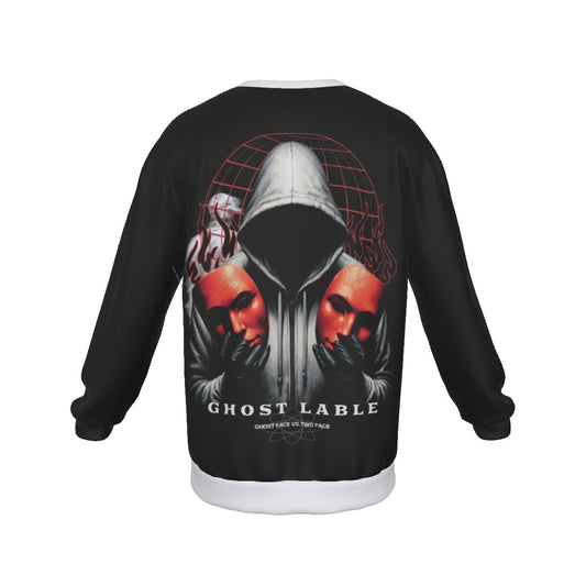 All-Over Print Men's Drop Shoulder Round Neck Long-Sleeved Sweatshirt