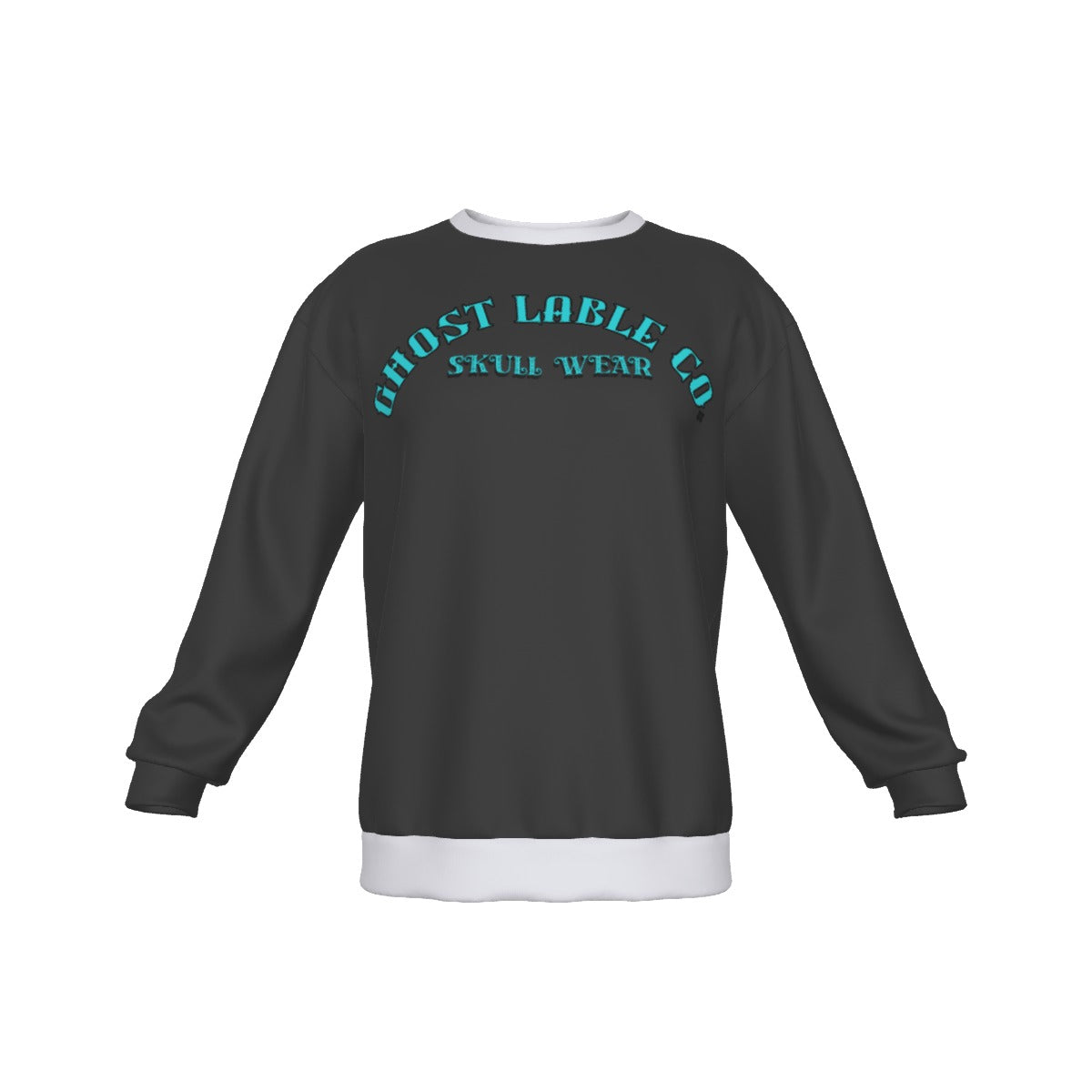 All-Over Print Men's Drop Shoulder Round Neck Long-Sleeved Sweatshirt