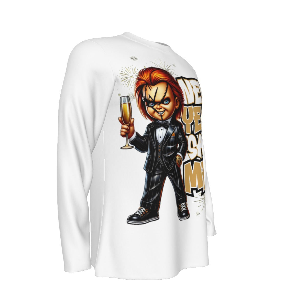 All-Over Print Long Sleeve T-Shirt | 190GSM Cotton