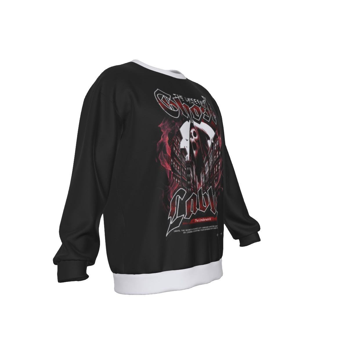 All-Over Print Men's Drop Shoulder Round Neck Long-Sleeved Sweatshirt
