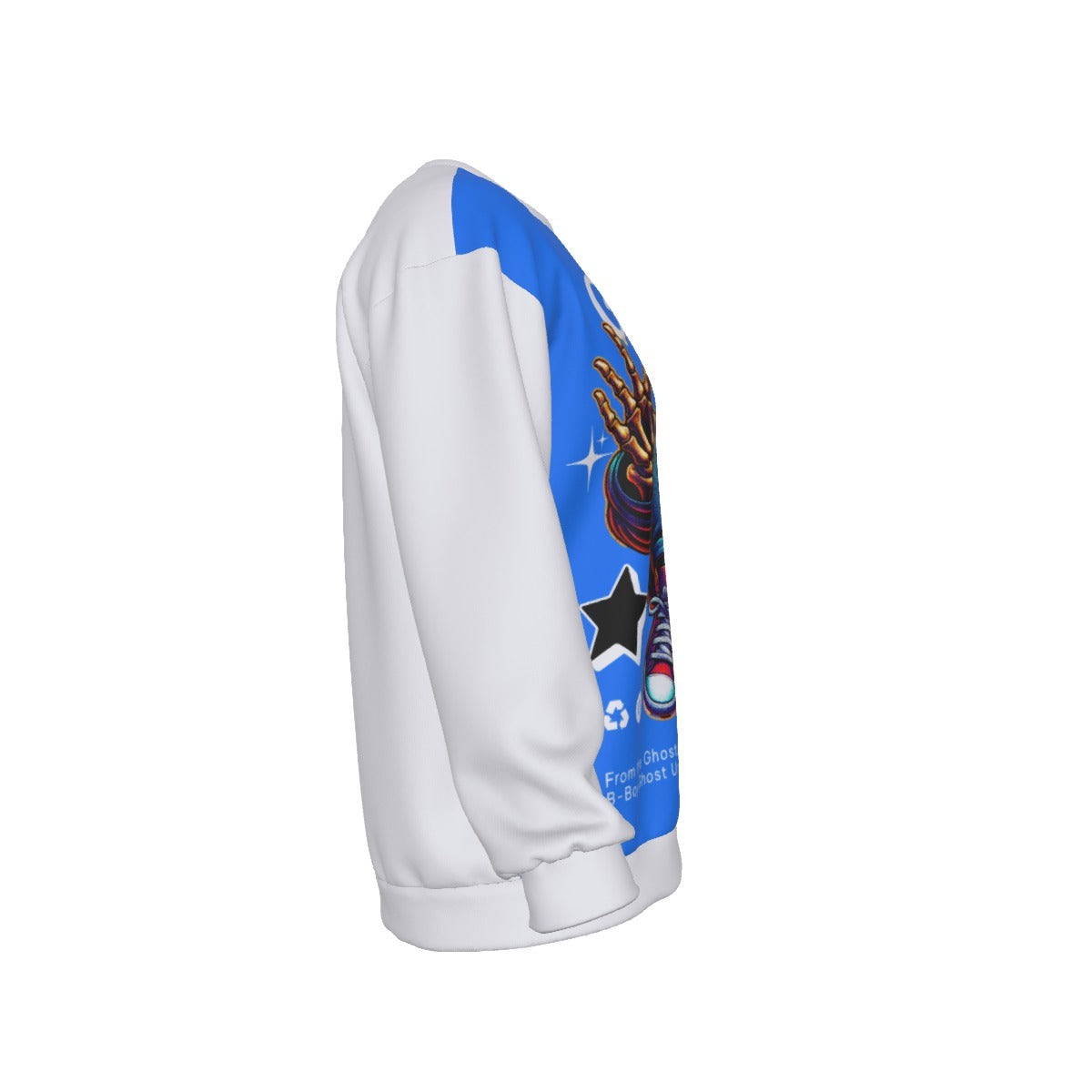 All-Over Print Men's Drop Shoulder Round Neck Long-Sleeved Sweatshirt