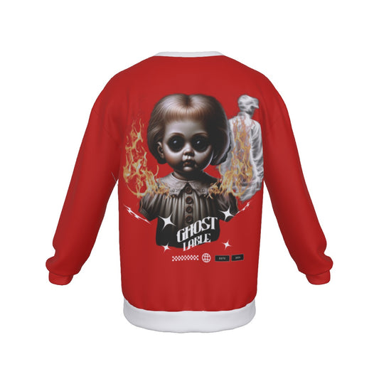 All-Over Print Men's Drop Shoulder Round Neck Long-Sleeved Sweatshirt