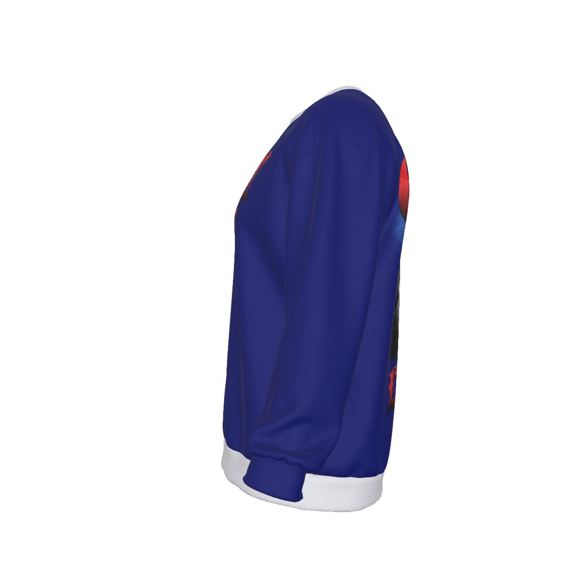 All-Over Print Men's Drop Shoulder Round Neck Long-Sleeved Sweatshirt