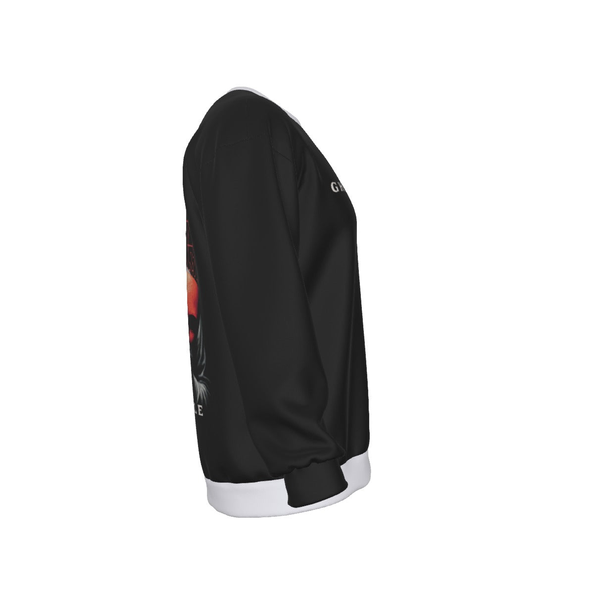 All-Over Print Men's Drop Shoulder Round Neck Long-Sleeved Sweatshirt
