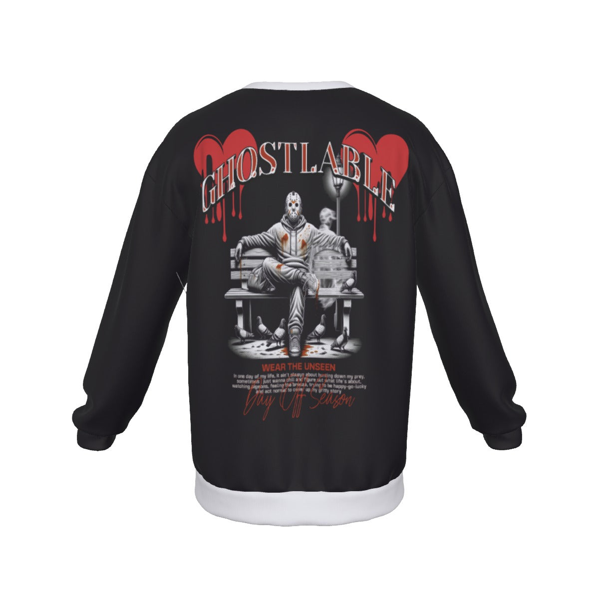All-Over Print Men's Drop Shoulder Round Neck Long-Sleeved Sweatshirt