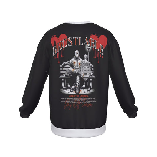 All-Over Print Men's Drop Shoulder Round Neck Long-Sleeved Sweatshirt