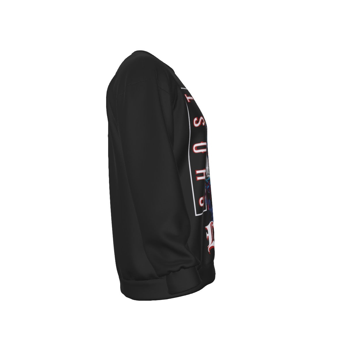 All-Over Print Men's Drop Shoulder Round Neck Long-Sleeved Sweatshirt