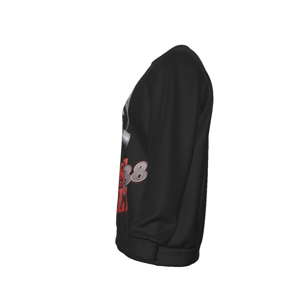 All-Over Print Men's Drop Shoulder Round Neck Long-Sleeved Sweatshirt