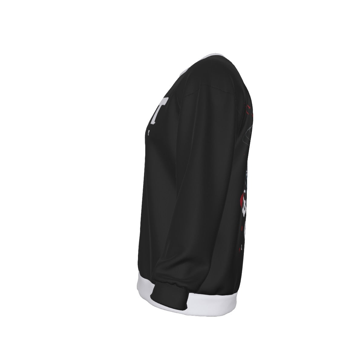 All-Over Print Men's Drop Shoulder Round Neck Long-Sleeved Sweatshirt