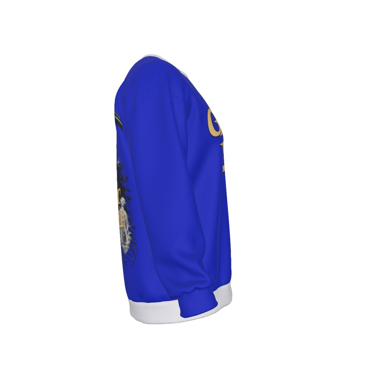 All-Over Print Men's Drop Shoulder Round Neck Long-Sleeved Sweatshirt