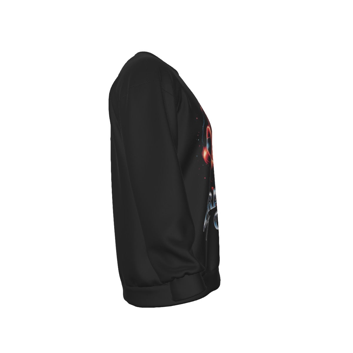 All-Over Print Men's Drop Shoulder Round Neck Long-Sleeved Sweatshirt