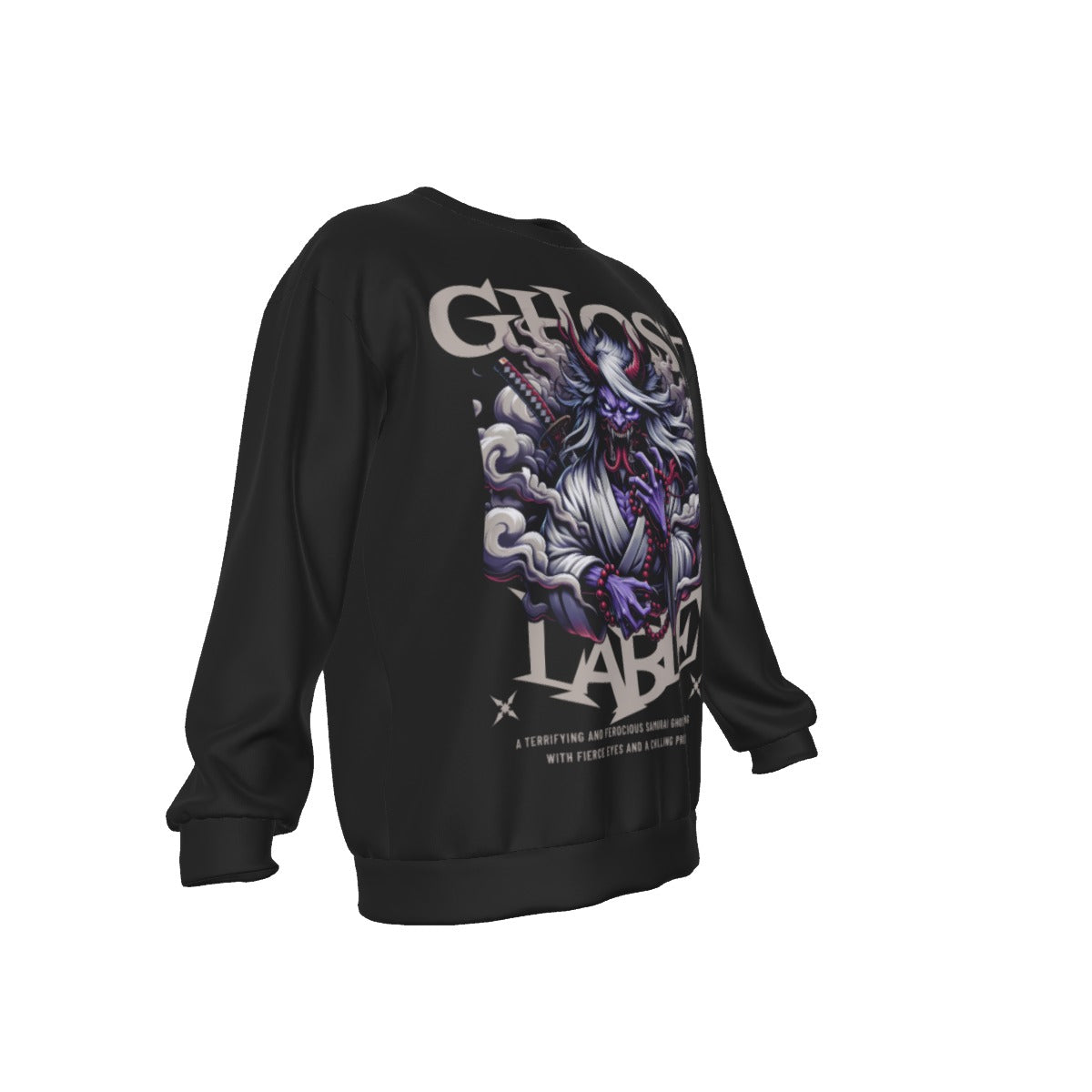 All-Over Print Men's Drop Shoulder Round Neck Long-Sleeved Sweatshirt