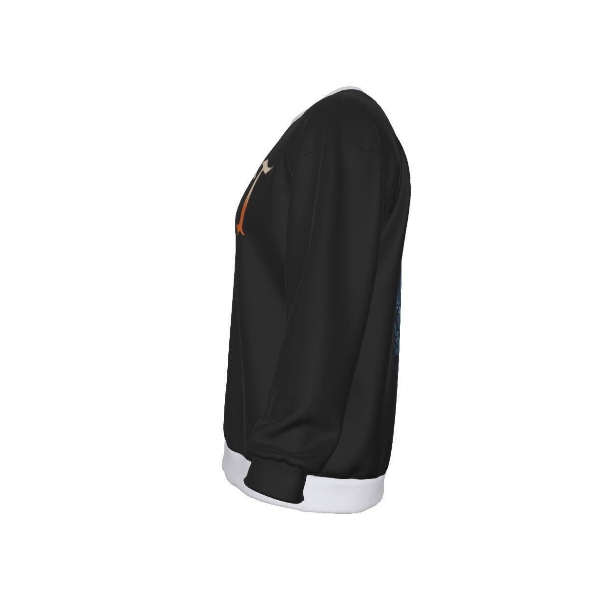 All-Over Print Men's Drop Shoulder Round Neck Long-Sleeved Sweatshirt