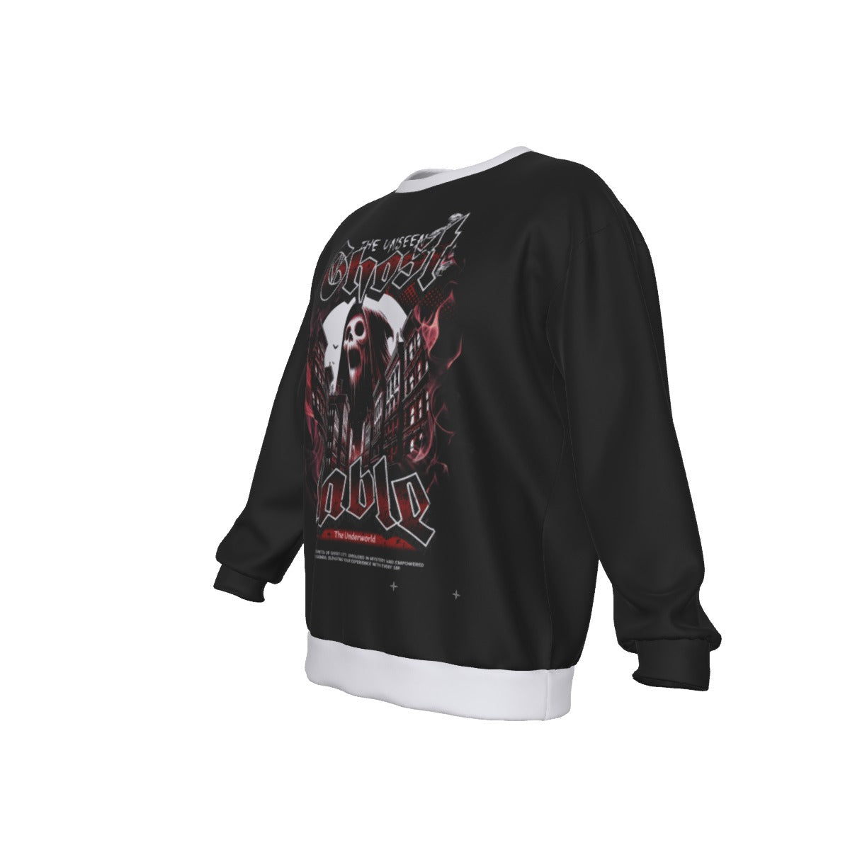 All-Over Print Men's Drop Shoulder Round Neck Long-Sleeved Sweatshirt