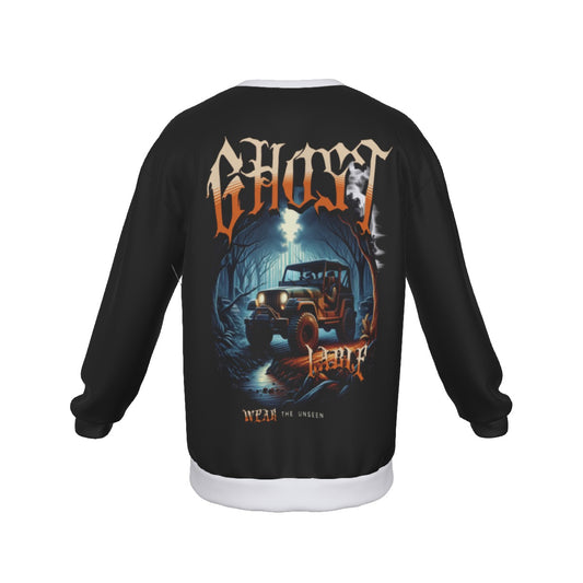 All-Over Print Men's Drop Shoulder Round Neck Long-Sleeved Sweatshirt