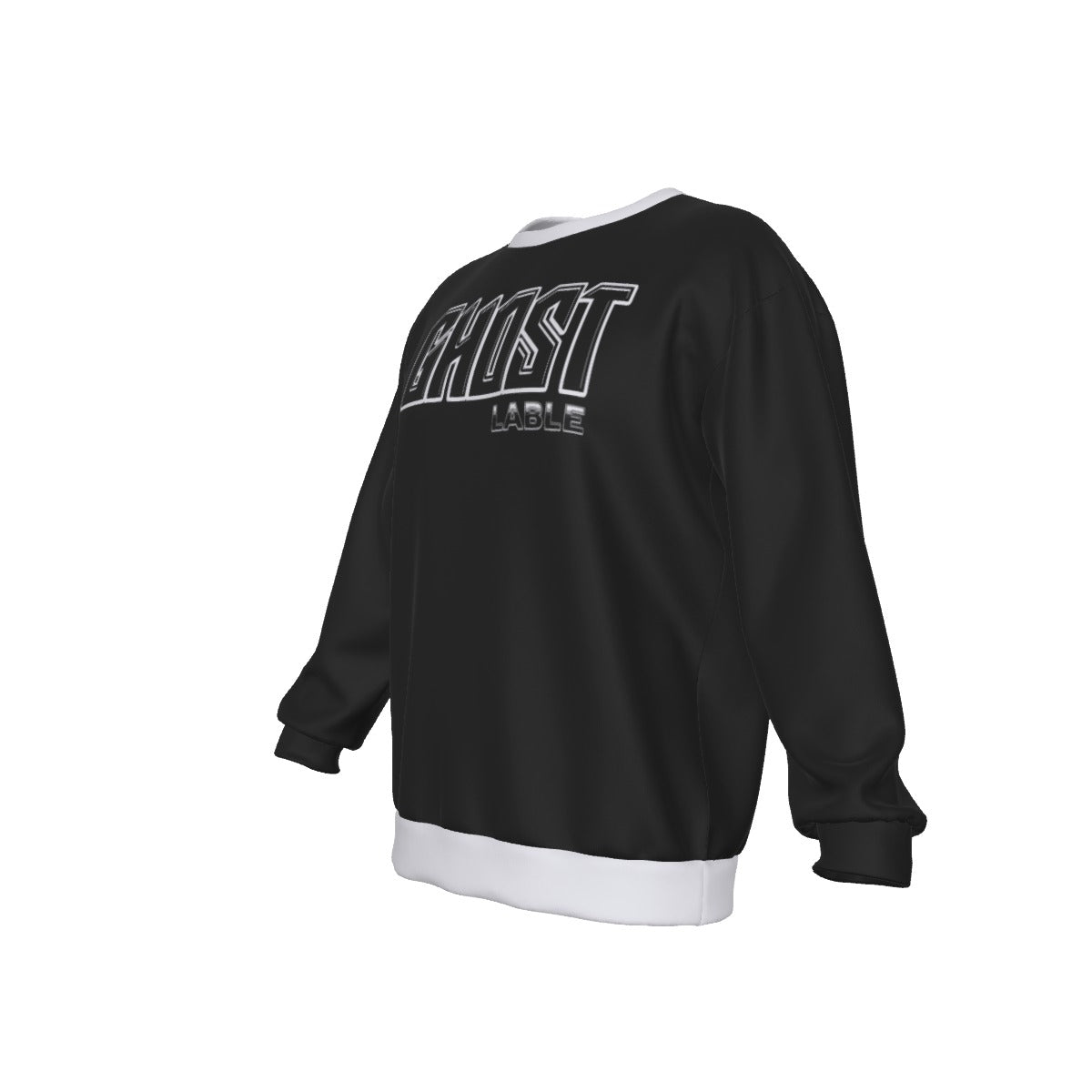 All-Over Print Men's Drop Shoulder Round Neck Long-Sleeved Sweatshirt