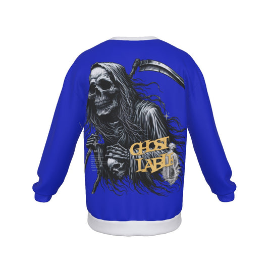 All-Over Print Men's Drop Shoulder Round Neck Long-Sleeved Sweatshirt