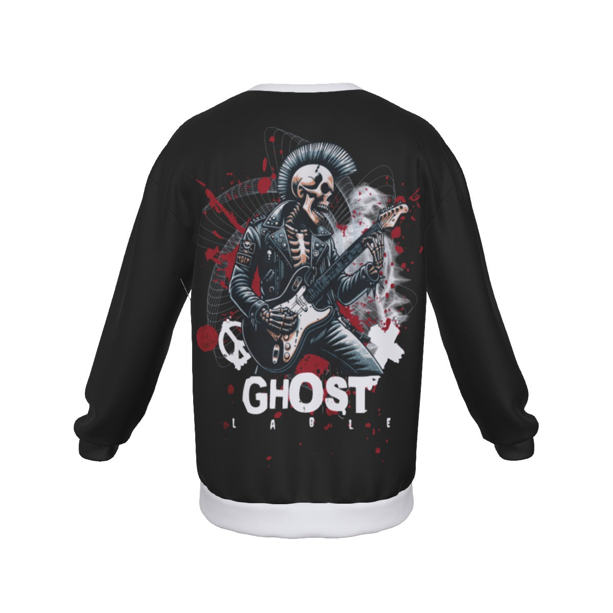 All-Over Print Men's Drop Shoulder Round Neck Long-Sleeved Sweatshirt