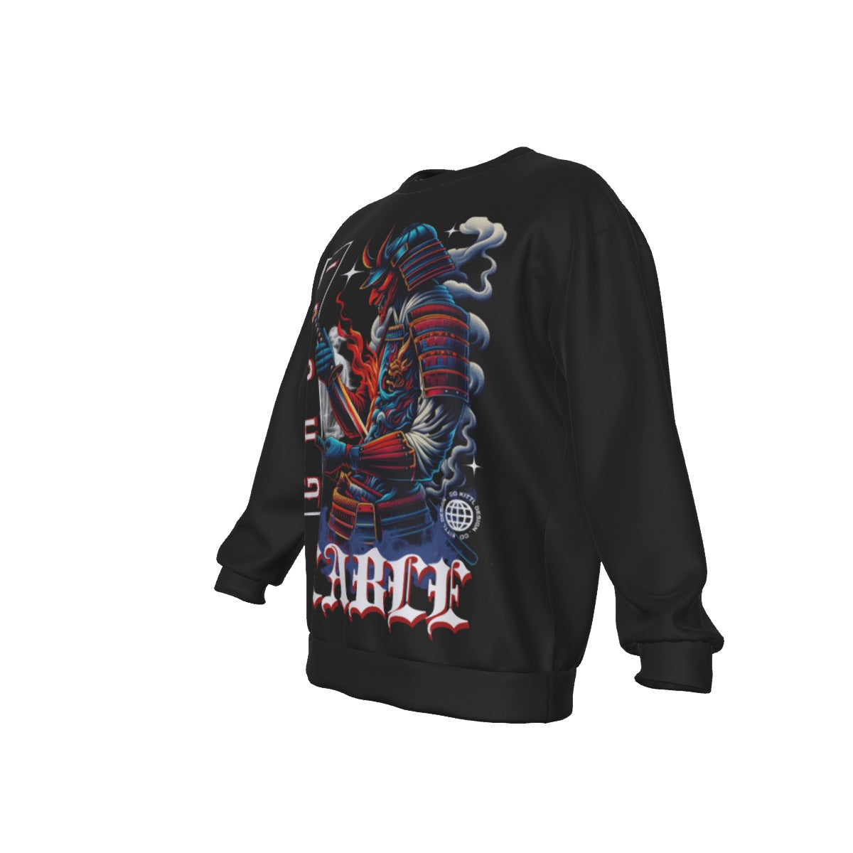 All-Over Print Men's Drop Shoulder Round Neck Long-Sleeved Sweatshirt
