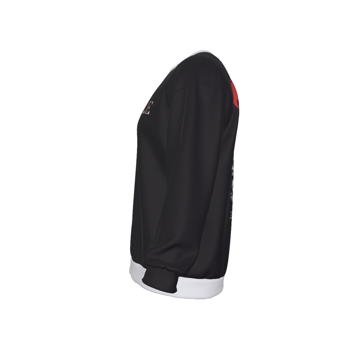 All-Over Print Men's Drop Shoulder Round Neck Long-Sleeved Sweatshirt